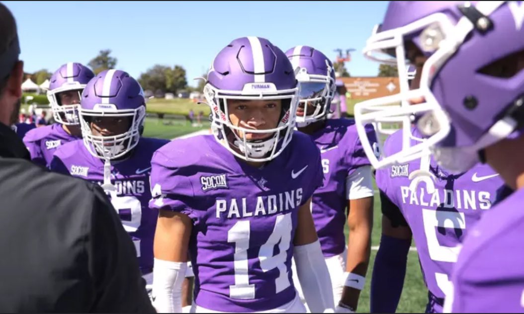 After a conversation with <a href="/CoachKuzemka/">Nicky Kuzemka</a>, I am blessed to receive a PWO from Furman University!
<a href="/CoachPondIMG/">Jeff Pond</a> <a href="/CoachHanftIMG/">Drew Hanft</a> <a href="/CoachDennisIMG/">Coach Chris Dennis</a>