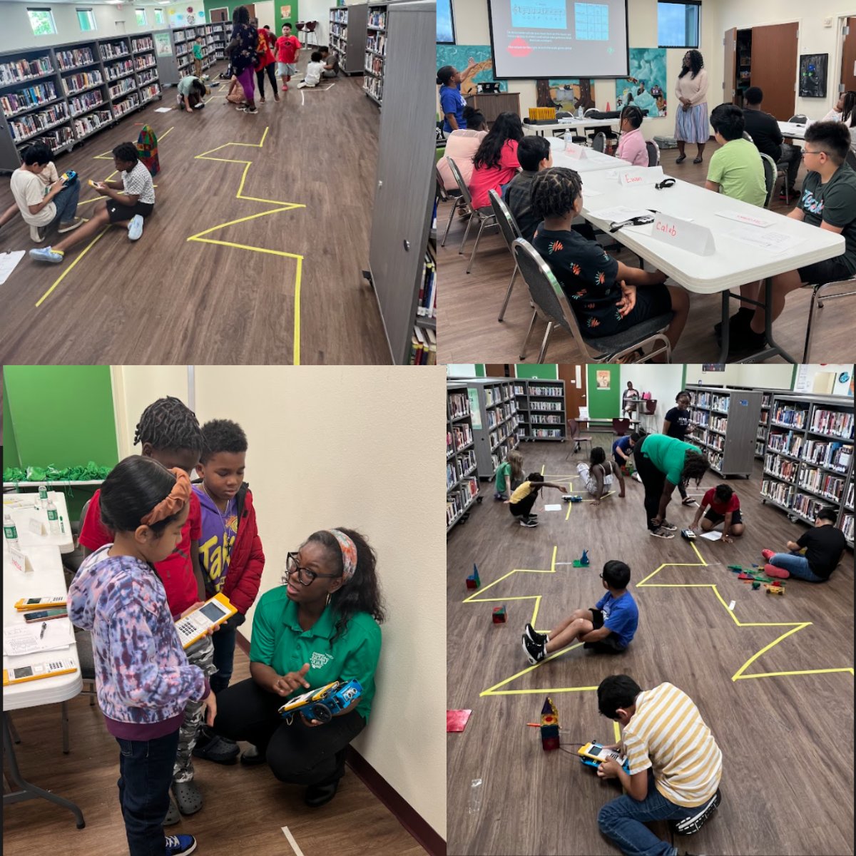 Dr. Queshonda Kudaisi, PhD (@drkudaisi) on Twitter photo Through a partnership with <a href="/FHPLibrary/">foresthilllibrary</a> and
using technology tools from <a href="/TICalculators/">Texas Instruments Education</a>, Dr. <a href="/YoJoParker/">Yolanda Parker, Ph.D.</a> and I offered a four day STEM program! We engaged students in mathematics, music, and robotics! We are grateful for support from <a href="/UNT_COE/">UNT College of Education</a> <a href="/UNTsocial/">University of North Texas</a> and <a href="/TCCollege/">TarrantCountyCollege</a>! Through a partnership with <a href="/FHPLibrary/">foresthilllibrary</a> and
using technology tools from <a href="/TICalculators/">Texas Instruments Education</a>, Dr. <a href="/YoJoParker/">Yolanda Parker, Ph.D.</a> and I offered a four day STEM program! We engaged students in mathematics, music, and robotics! We are grateful for support from <a href="/UNT_COE/">UNT College of Education</a> <a href="/UNTsocial/">University of North Texas</a> and <a href="/TCCollege/">TarrantCountyCollege</a>!