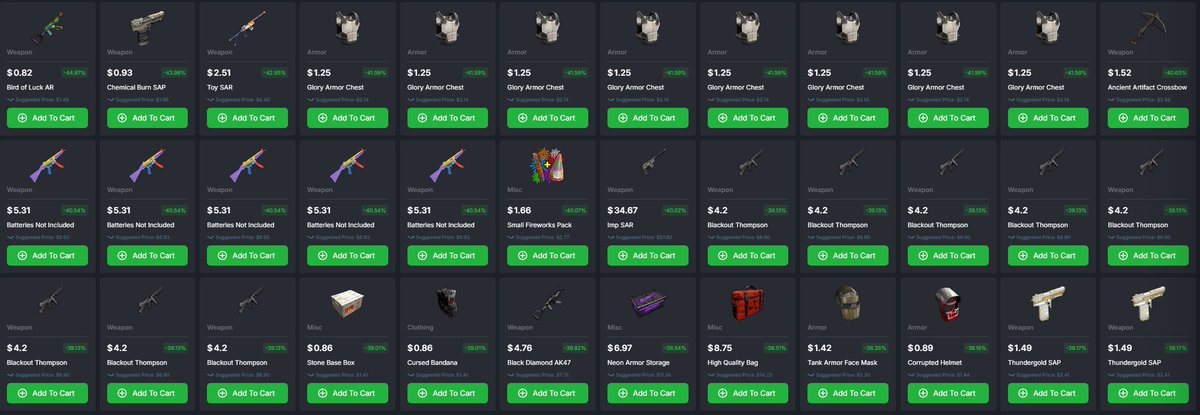 +40% DISCOUNTS ON skinserpent.com
lowest website fees in the industry!