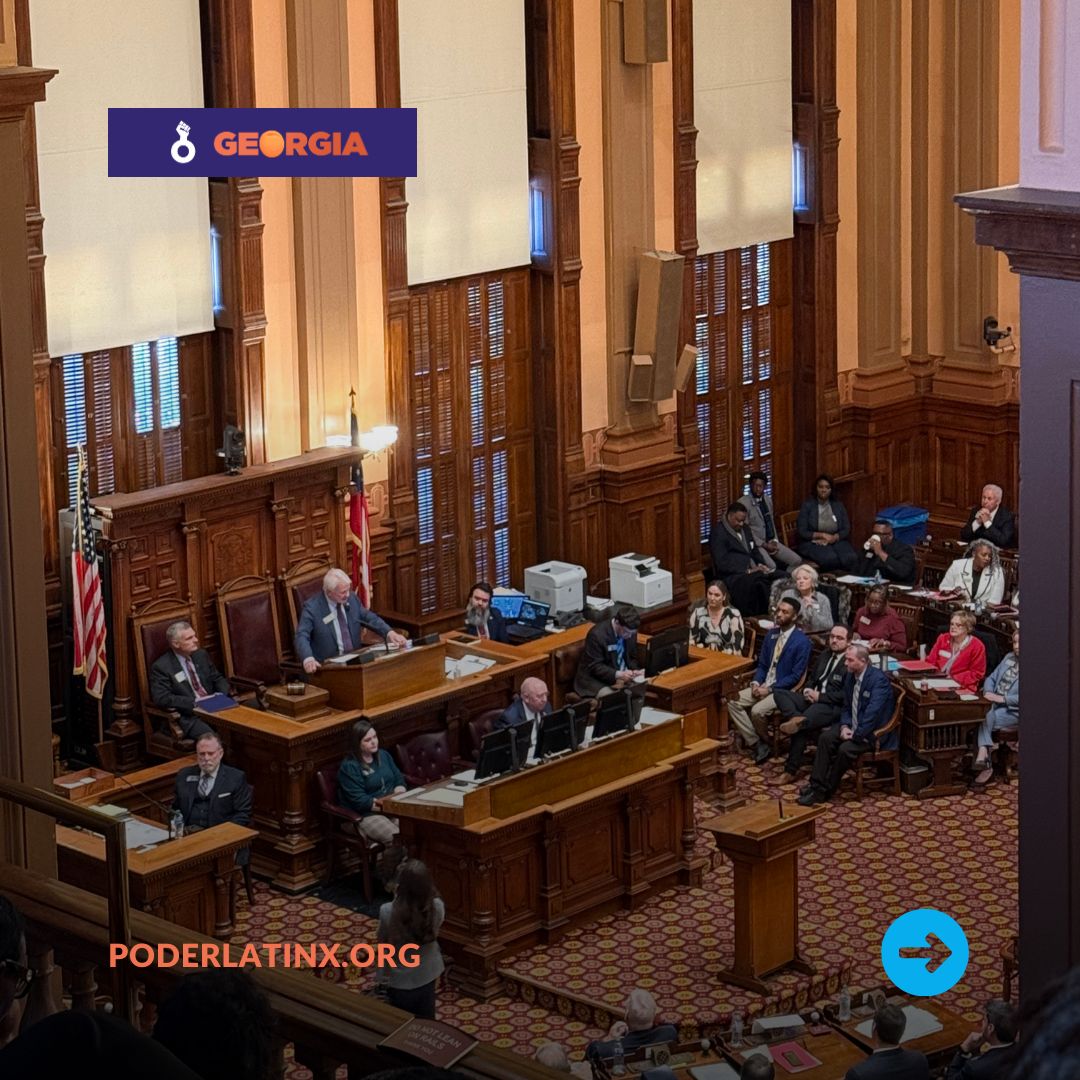 PoderLatinx's tweet image. Kicking off 2025 strong! 💪 On Day 1 of the Legislative Session, the Georgia Poder Latinx team joined the ACLU Lobby Day!

What issues matter most to you this session? Drop your thoughts below—let’s keep the conversation going! ⬇️💬 #PoderLatinx #GeorgiaJustice #ACLU
