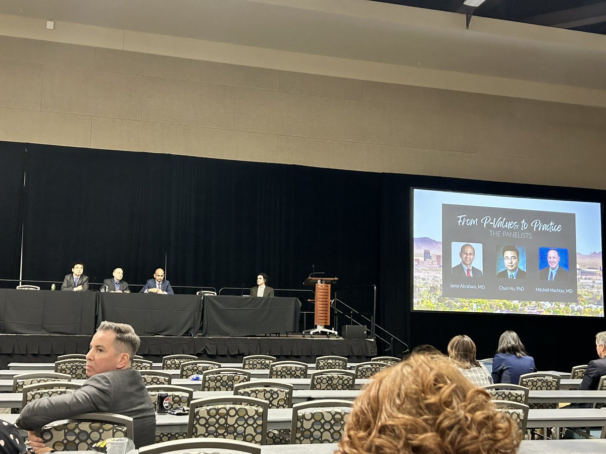 NRG Scientific session. Great discussants and panelists! <a href="/NRGonc/">NRG Oncology</a> <a href="/jamecancerdoc/">Jame Abraham, MD, FACP</a> <a href="/MitchMachtay/">Mitchell Machtay</a> Dr.Chun Hu