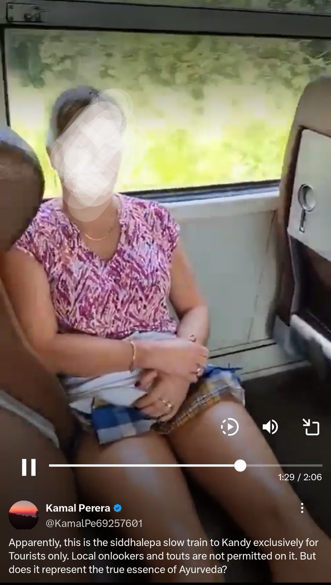 nomadic_sanjee's tweet photo. Can someone inform Mr Asoka Hettigoda of Hettigoda industries responsible for #Siddhalepa slow train that some dodgy person is filming the tourists most probably without their consent?
And @KamalPe69257601 sock puppet account is posting these images.
#SriLanka #Privacy https://t.co/fL78M9TQAr