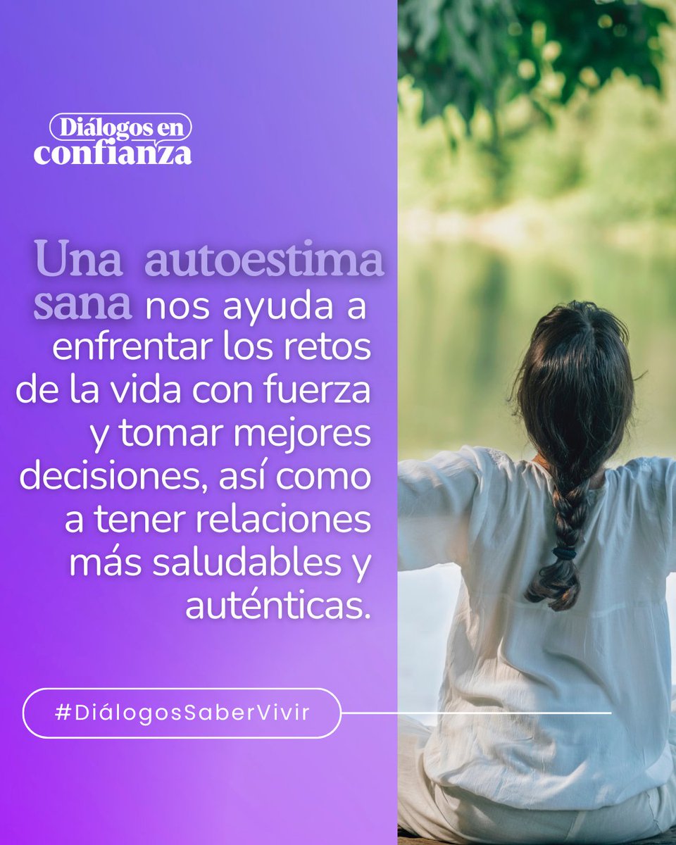 ¿Te has preguntado cómo está tu autoestima?

En #DiálogosSaberVivir hablamos sobre la #autoestima y descubrimos estrategias para fortalecerla y transformar nuestra calidad de vida.💖✨

¿Te lo perdiste? ¡No te preocupes! Encuentra el episodio completo en la app de Once+.📲
