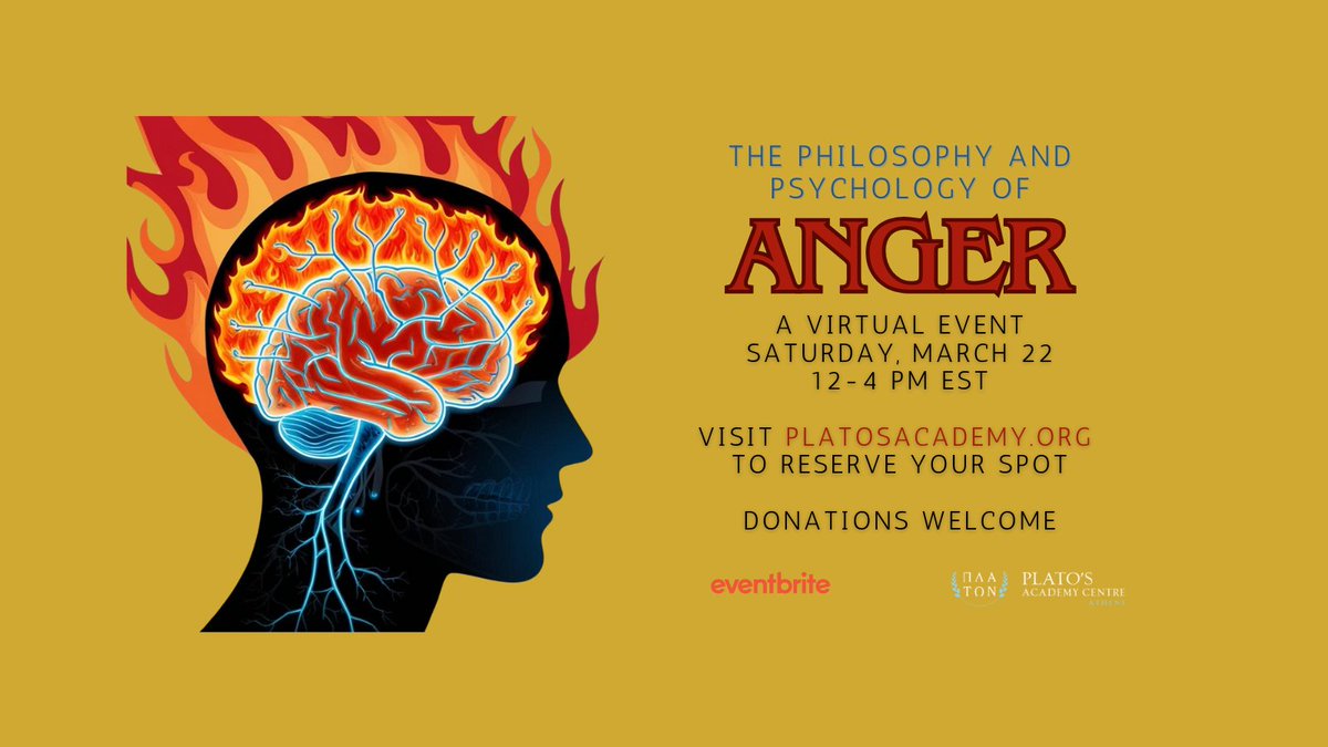 💢 Join us, free of charge, for a multidisciplinary deep-dive into the philosophy and psychology of anger.  Everyone welcome!  …osophy-psychology-anger.eventbrite.ca