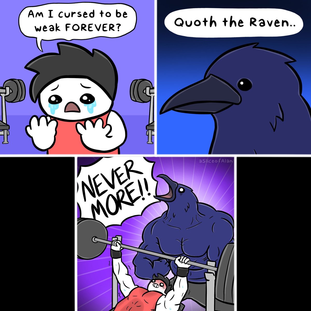 ASliceofAlan's tweet photo. NEVERMORE 🐦‍⬛ https://t.co/cjrynYLOJS