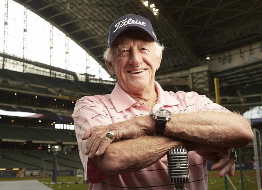 markmdrury's tweet image. Favorite Bob Uecker story? Called up from the minors in '62, Uecker stood next to the great Eddie Mathews during batting practice.
"You nervous, kid?" Mathews said.
"No, why, Eddie?" Uecker replied.
"Well," Mathews said. "Most of us wear the jock on the inside..."