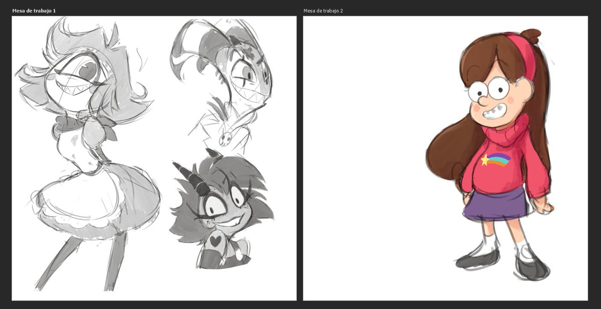 Sadly I am not drawing much outside of commissions, so here are some really old non-anime sketches to fill the void in my profile a little.