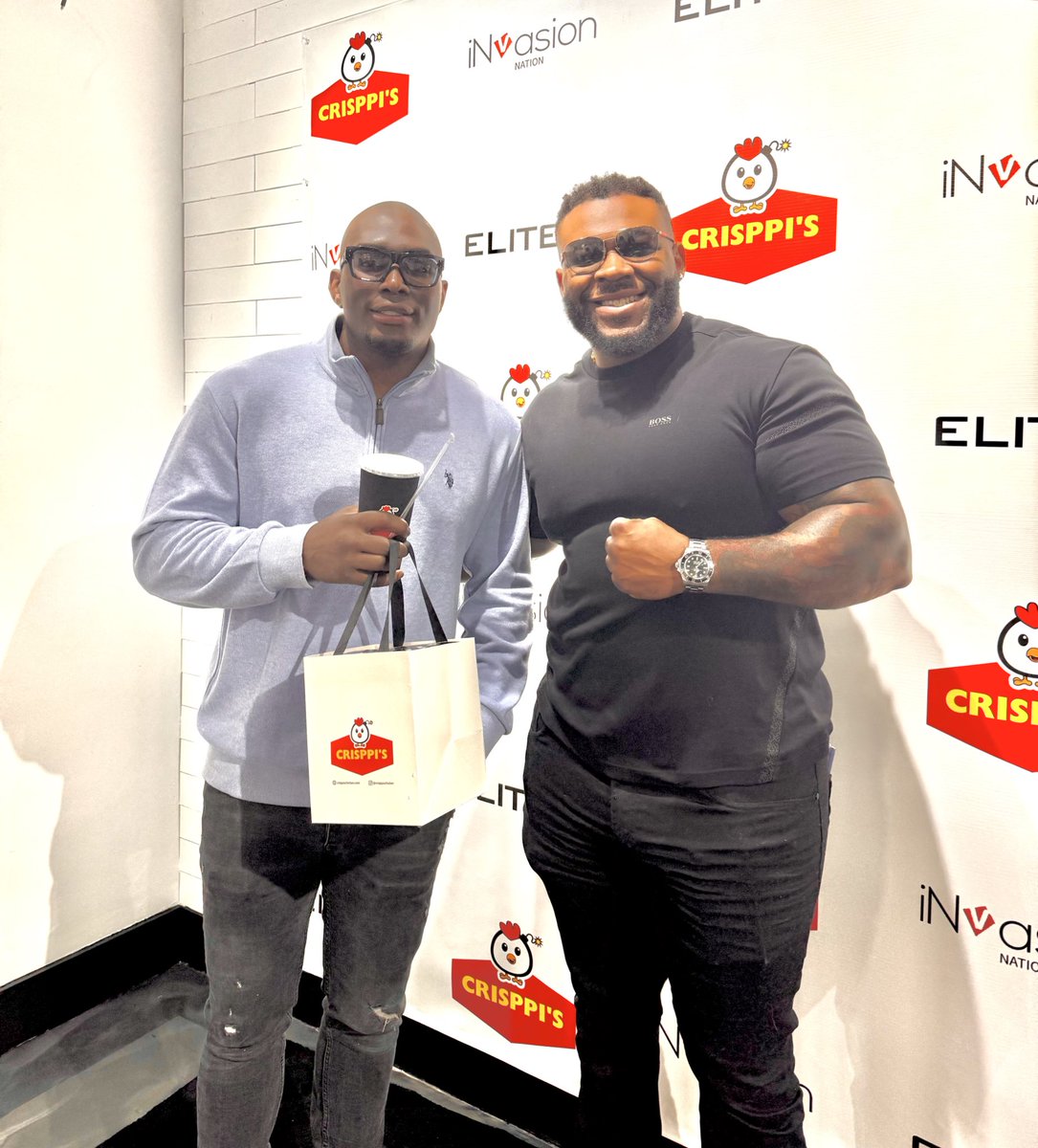The champ <a href="/cubanassassin3/">Gustavo Trujillo</a> along with <a href="/BIGBABYMILLER/">BIGBABYMILLER</a> at the grand opening of BYB partner Crisppi’s in Miami today.