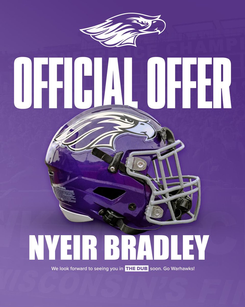 Nyeir Bradley (@nyeirbradley21) on Twitter photo Blessed to receive an offer from whitewater thanks <a href="/CoachMcLin/">Marcus McLin</a> for the opportunity to play at the next level
<a href="/CoachRico15/">Coach Rico</a> Blessed to receive an offer from whitewater thanks <a href="/CoachMcLin/">Marcus McLin</a> for the opportunity to play at the next level
<a href="/CoachRico15/">Coach Rico</a>