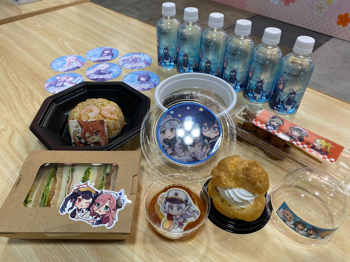 ブルーアーカイブ　ブルアカ　momopark 非売品ランチキュラーカードコンプ ブルアカふぇす！～4えばーちゃれんじ♪～】 ＜フードコーナー情報