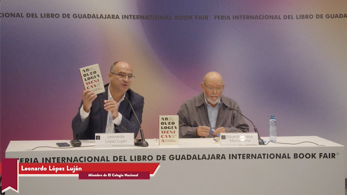 ColegioNal_mx's tweet photo. #ESTRENO | «Este libro, en buen español: está chulísimo. Cuenta con imágenes que datan del siglo XVII y XVIII, algunas de ellas son inéditas» @LeoLopezLujan 

Viaje a los orígenes de la arqueología mexicana
⏯️https://t.co/zebQ7XG5Lo

#EcosFIL https://t.co/VxWa6QuzWi
