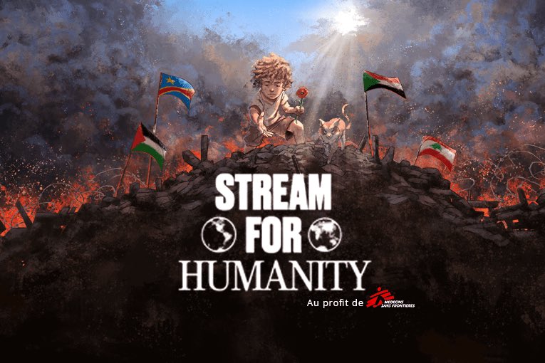 Hi <a href="/ishowspeedsui/">Speed⭐️</a> 

In France, there's currently an event called Stream For Humanity bringing together many popular steamers who will be live for 3 days in support of Palestine, Congo, Sudan and Lebanon.

Would you like to make a donation? Here's the link below the tweet