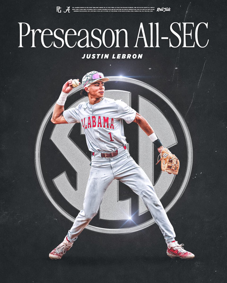 Keep ‘em comin’. 

@JustinLebron15 I #RollTide