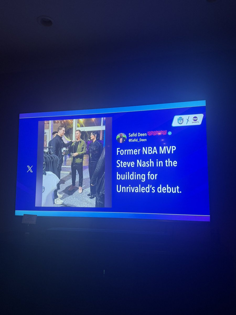 I see you <a href="/Safid_Deen/">Safid Deen 💯💯💯💯</a>!!

On the <a href="/Unrivaledwbb/">Unrivaled Basketball</a> pre-game show🍿