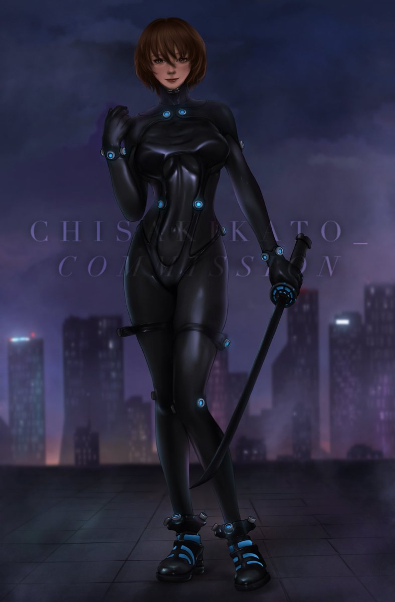 chisakikato_'s tweet image. 🖤 Anzu &amp;amp; Reika 🖤

#art #GANTZ