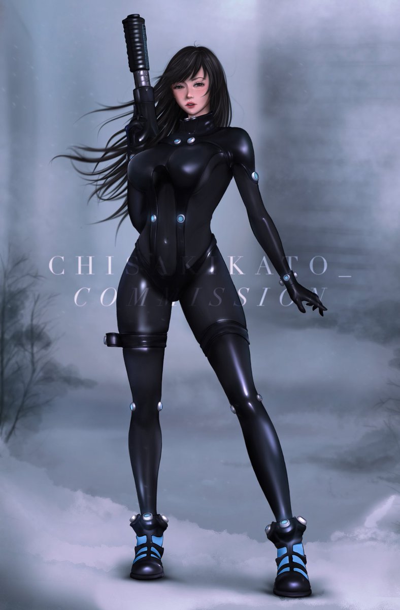 chisakikato_'s tweet image. 🖤 Anzu &amp;amp; Reika 🖤

#art #GANTZ