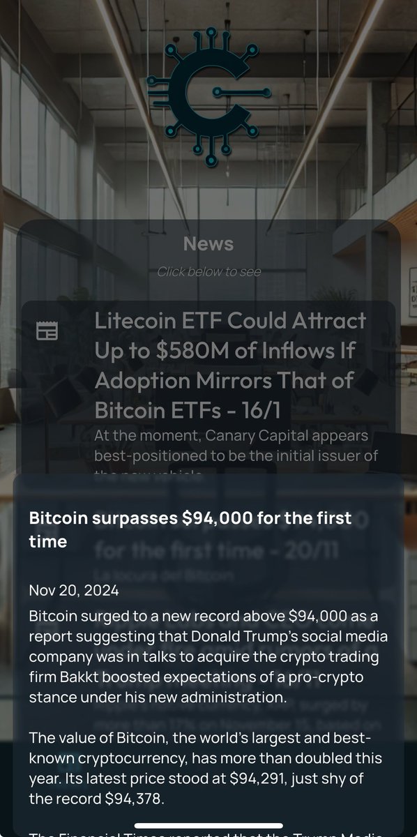 Stay Ahead with Crypto AI News!
Discover real-time updates, market trends, and the latest happenings in the world of cryptocurrency. 🚀

Download now on the AppStore

#CryptoAI #CryptoNews #CryptoTrading #BlockchainUpdates #InvestSmart