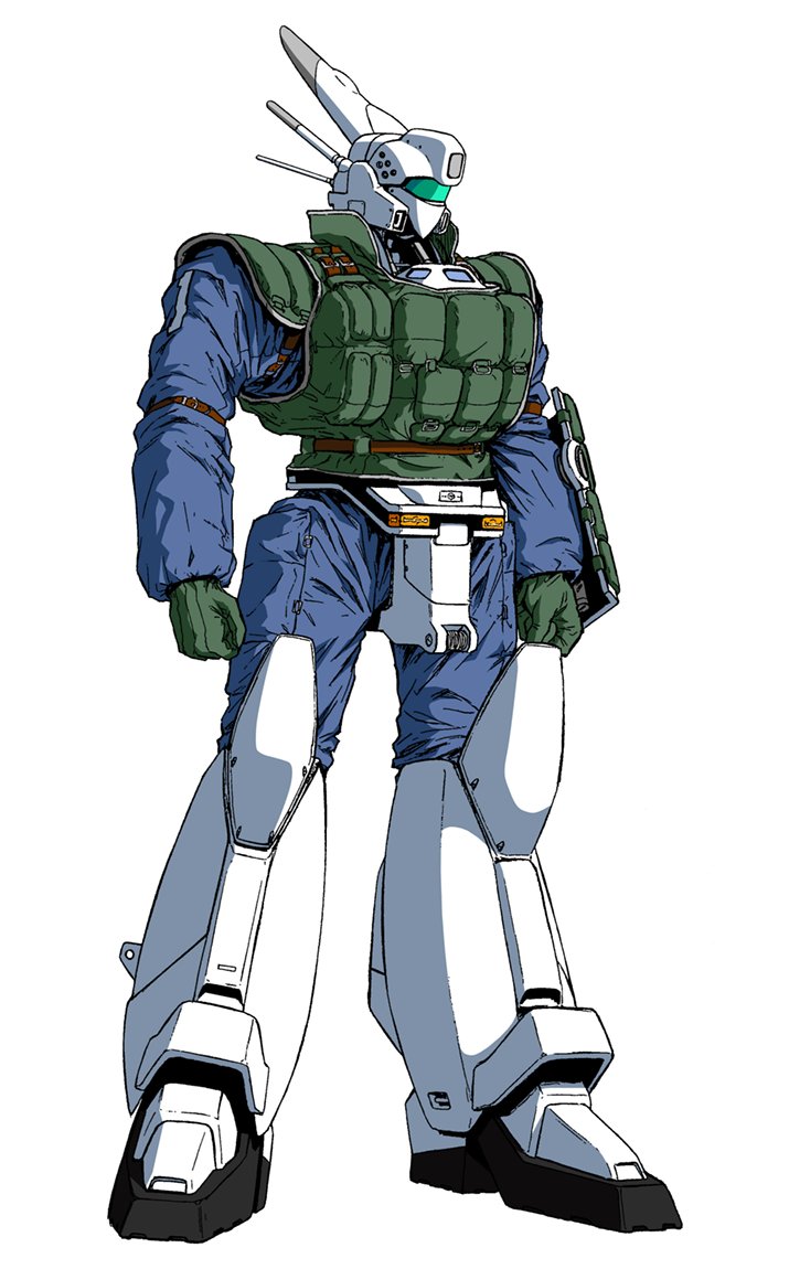 I have just discovered that the patlabor robot just wears clothes at some point and that is like all I ever need

put nu in like civilian clothes please