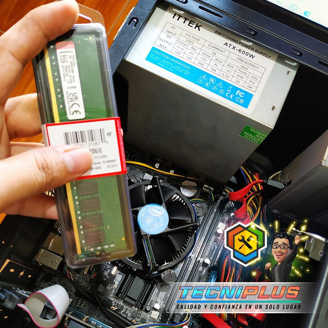 Realizamos el cambio por un modulo <a href="/KingstonLatam/">Kingston Latam</a>  de 8GB DDR4 - Ahora funcionando perfectamente 👌. Les recordamos y recomendamos usar protección de energía UPS!

😎Soporte técnico, venta de Pc, Laptops e Impresoras