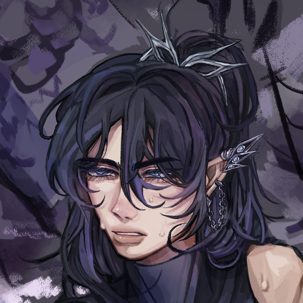 batzzatz's tweet photo. Had a drawing bug of another person's character, Reyhildra. :-) https://t.co/veakQYoGmr