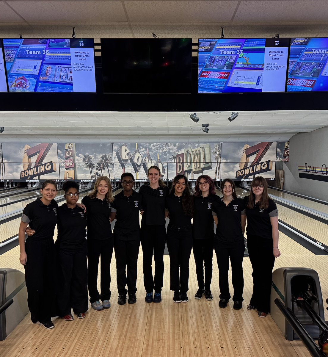 Girls had their first meet of the season!