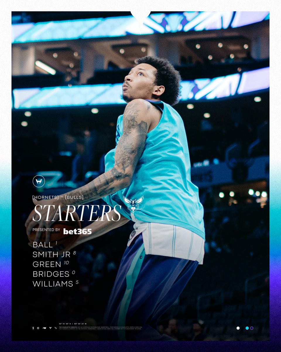 hornets's tweet image. Up first! 

#HiveMentality | @bet365_us