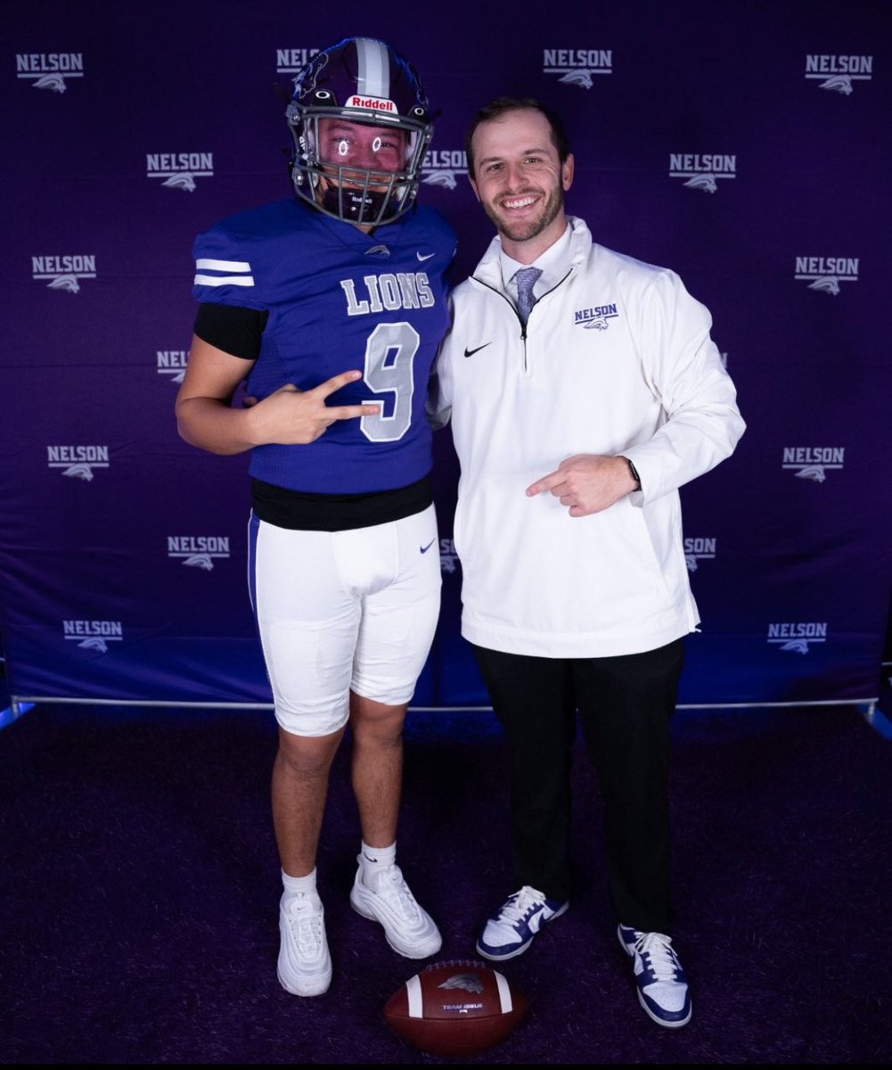 Had an amazing time at my official visit today with <a href="/NelsonUFootball/">NELSON Football</a> !!! Thank you to the whole staff and everyone involved for the great time. <a href="/Coach_MacSAGU/">Blake McCulloch</a> <a href="/coach_hudgins/">Jared Hudgins</a> <a href="/Garrison_Oline/">Brian Garrison</a> <a href="/jaylonjackson10/">Jaylon Jackson</a>