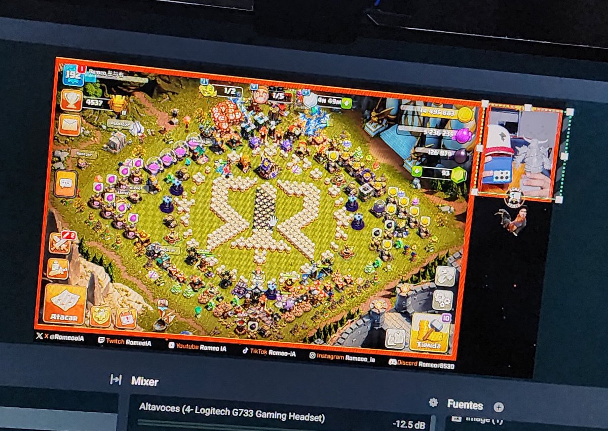 Semana de torneos 1v1 alv 🗿🗿🗿
En 1h $25 patrocinador <a href="/mangovsky/">Mangovsky</a> 
TH17 solo 2 invi y 1 clonación maximo de ahí todo permitido 👻
Clan se abre en directo 🚬
Twitch.tv/romeoia