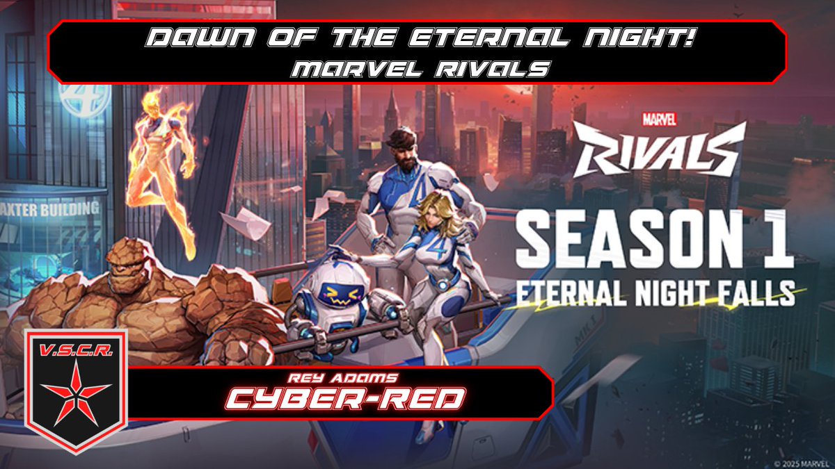 ReyAdamsVT85's tweet image. INCOMING TRANSMISSION!
#CyberRedLIVE

Heads-up true believers!
New York is overrun with vampires! It's time for the Fantastic Four to spring into action in #MarvelRivals!

#VtubersUprising
(⬇️🔗⬇️)