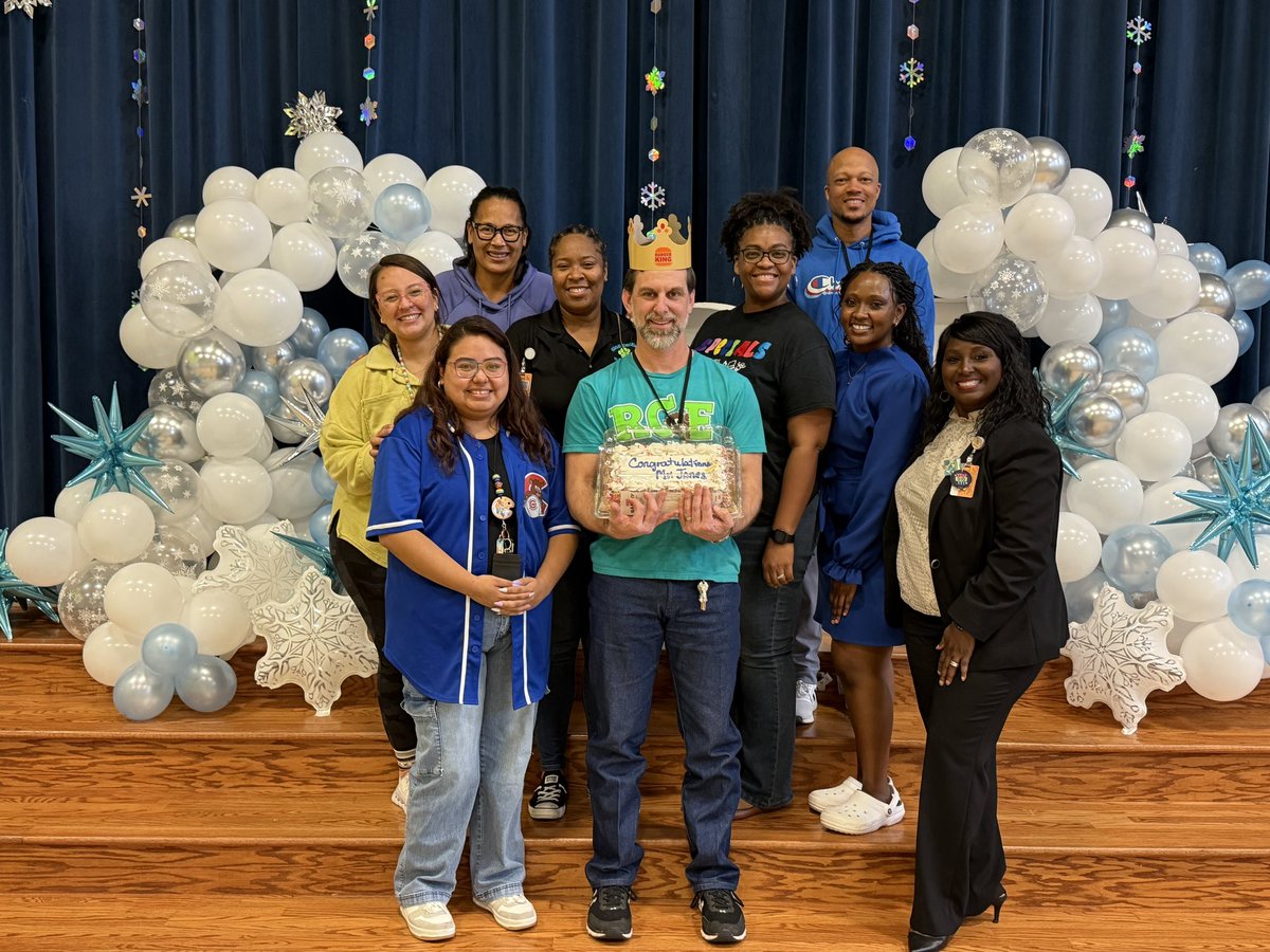 Congratulations to Mr. Jones, our Music teacher, for being recognized as our Teacher of the Year! From leading programs, to directing our Choir, integrating lessons with music, &amp; always willing to lend a helping hand, Mr. Jones is a pioneer in our #CubcommUNITY!  #AllinAtRCE