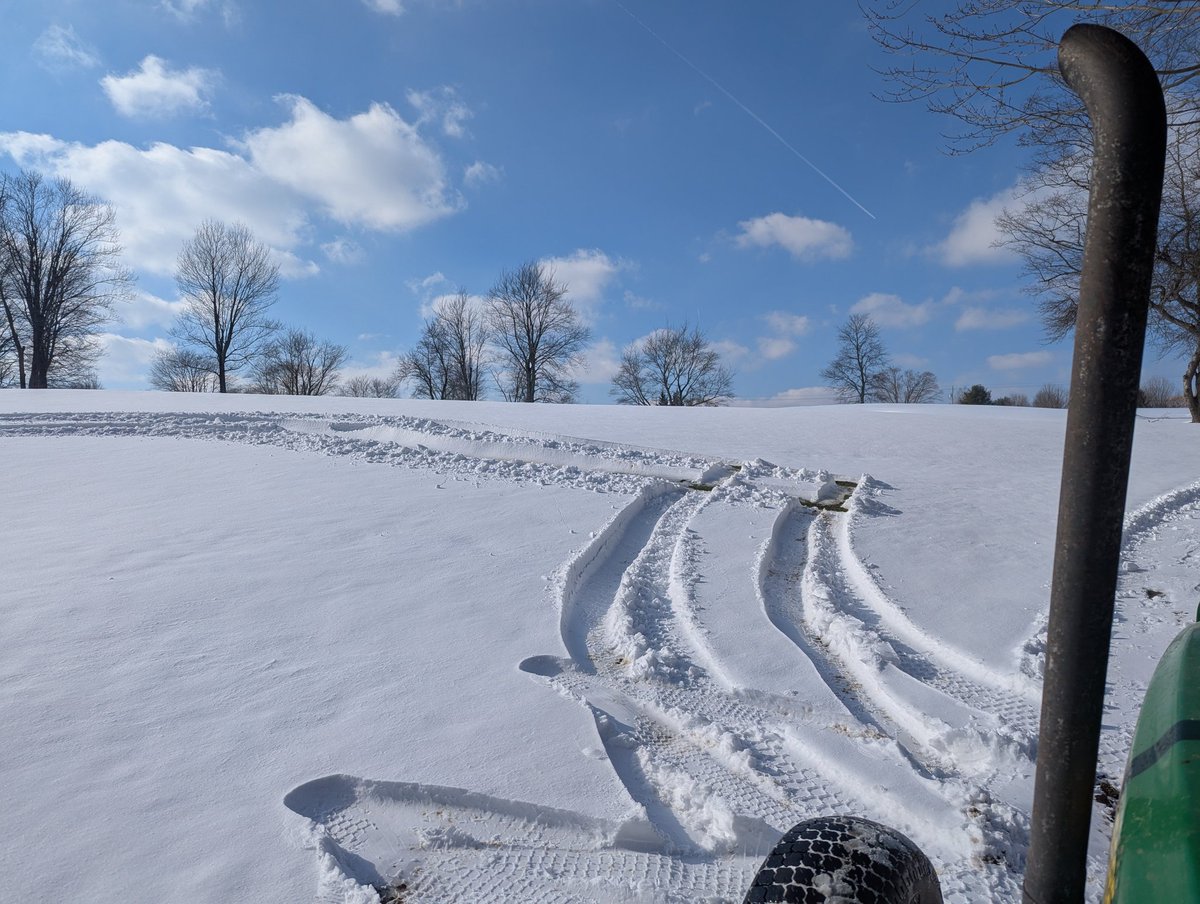 Winter problems.