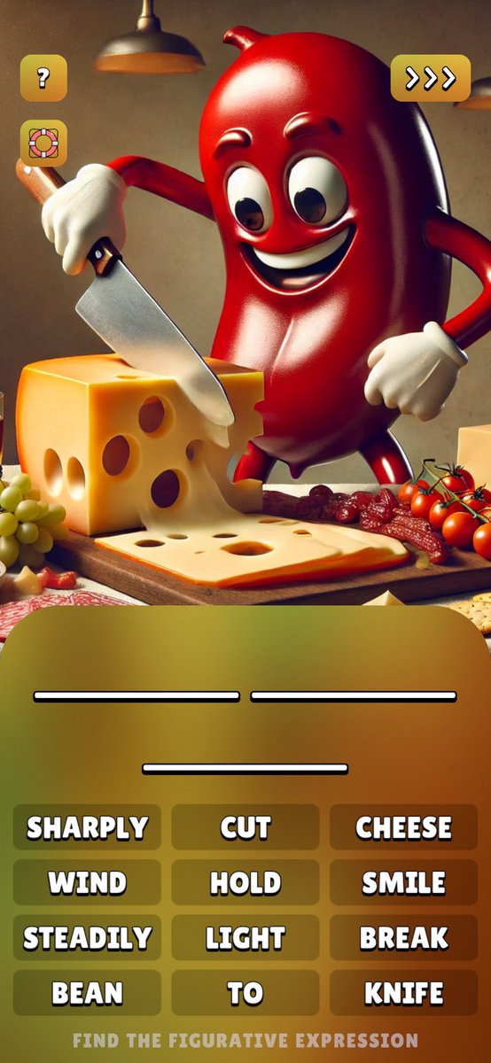 abducegame's tweet image. How to solve: Think of the expression, then what does it mean? #TheDailyAbduce Jan 17 ‘25 #FriYeah