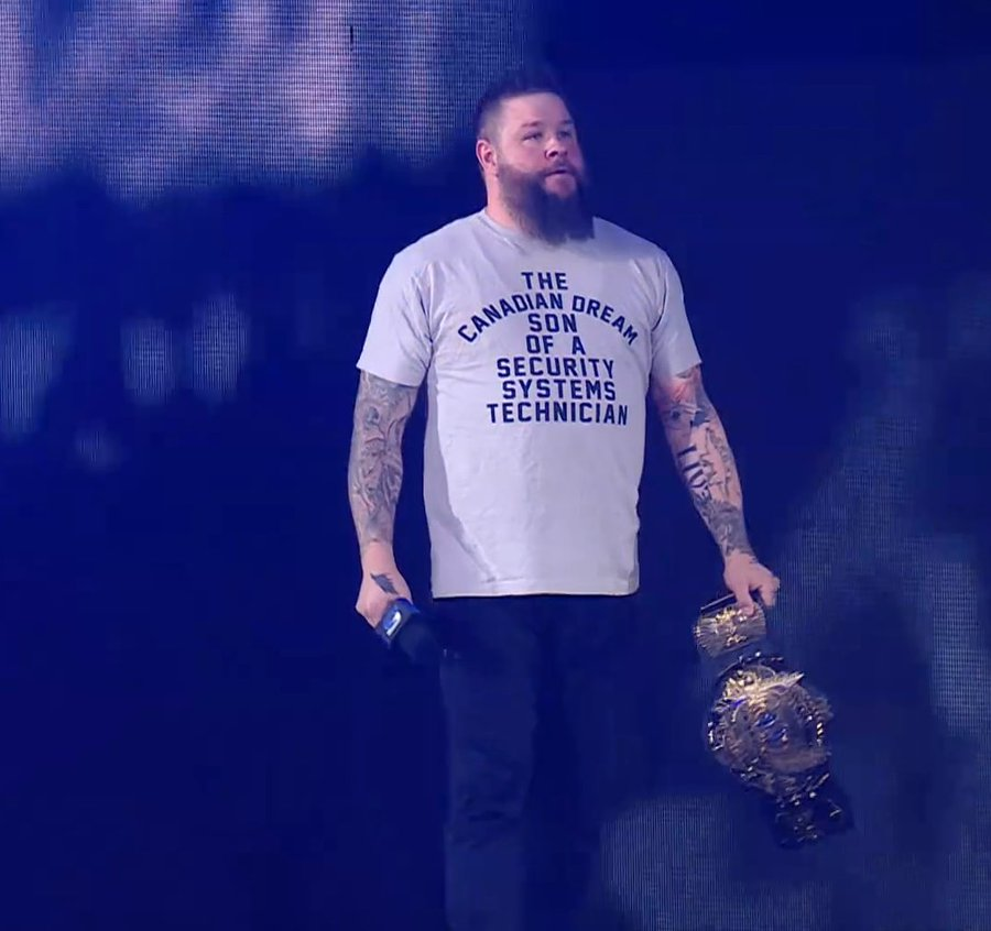 WWEShopDrops's tweet photo. Kevin Owens' shirt 💀 https://t.co/ObaVWPvIJV