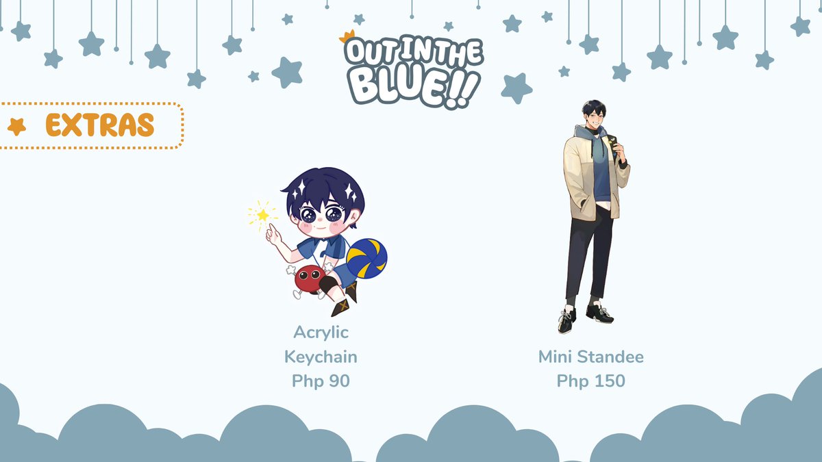 TobioCSE's tweet photo. 🌨️MERCH SALE 🌨️

Missed out on our 'Out in the Blue' merch? Want to buy more? Here’s your chance!  We have the following LIMITED ITEMS for sale:

Acrylic Standee: 150 PHP each
Acrylic Keychain: 90 PHP each

Get yours before they’re all gone!😍

Order here: https://t.co/KnXOr6zGuD https://t.co/3fsoQHIXKn