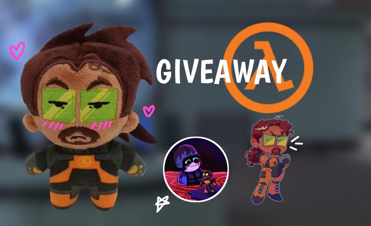 t8peworm's tweet photo. ONE THOUSAND FOLLOWER GORDON PLUSHIE GIVEAWAY.

How to enter: 

- be following me 
- like AND retweet this post
- comment your favorite half life/hlvrai character 

winner will be selected 2/1/25 https://t.co/EX0J8EoD4a