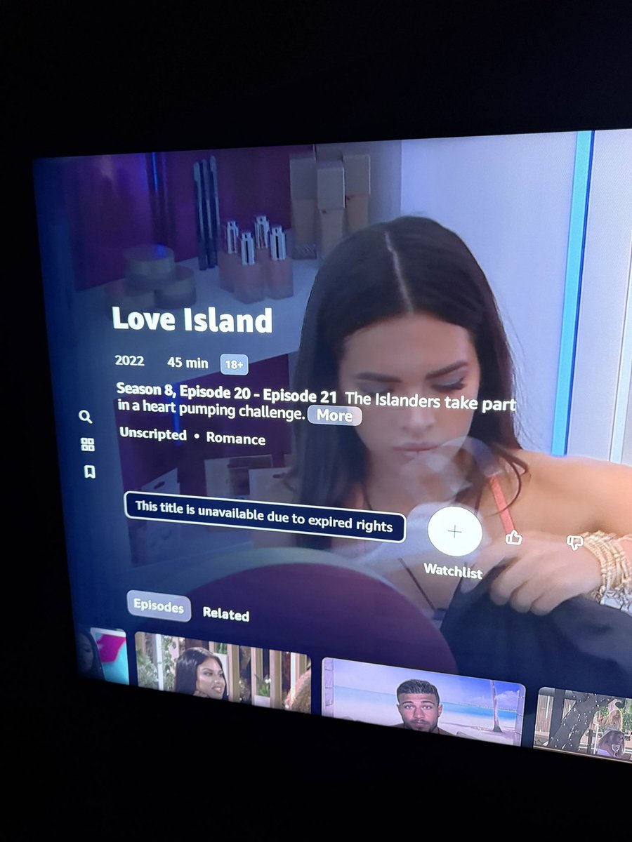 Somebody needs to fix this ?!!!! I’m trying to rematch Molly-Mae’s season and this is what I get <a href="/LoveIsland/">Love Island</a> expired rights ???