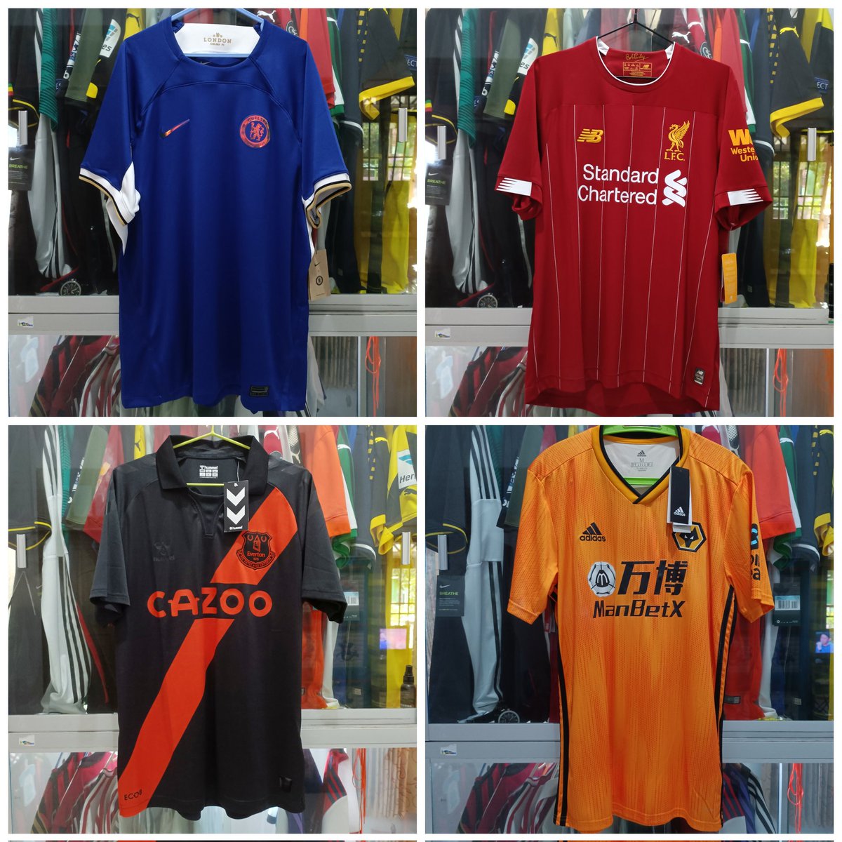 HadiBapux's tweet photo. #Jersey4Sale @Jerseyforum
Liverpool Chelsea Everton Manchester United Wolverhampton Size Medium-Large BNWT @ Rp.1.100.000
https://t.co/ULTuINt2qE https://t.co/IGpNTtfc4r