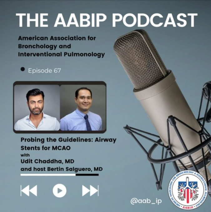 Sameer Avasarala (@skavasarala) on Twitter photo 🚨 Just dropped! AABIP Podcast e67 - <a href="/bertsalguero/">Bertin Salguero</a> welcomes back and chats with first author <a href="/udit_chaddha/">Udit Chaddha</a> about a topic ALL IP DOCS ♥️: management of MCAO. <a href="/AAB_IP/">AABIP</a> <a href="/RogerKimMD/">Roger Kim, MD, MSCE, DAABIP, ATSF</a> <a href="/wabipconnect/">WABIP</a> <a href="/IP_MountSinai/">Mount Sinai Interventional Pulmonology</a> <a href="/MSK_Pulmonology/">Memorial Sloan Kettering Pulmonology</a> <a href="/UHPulmCrit/">UH PCCM Fellowship</a>
open.spotify.com/show/0SN7utwO1… 🚨 Just dropped! AABIP Podcast e67 - <a href="/bertsalguero/">Bertin Salguero</a> welcomes back and chats with first author <a href="/udit_chaddha/">Udit Chaddha</a> about a topic ALL IP DOCS ♥️: management of MCAO. <a href="/AAB_IP/">AABIP</a> <a href="/RogerKimMD/">Roger Kim, MD, MSCE, DAABIP, ATSF</a> <a href="/wabipconnect/">WABIP</a> <a href="/IP_MountSinai/">Mount Sinai Interventional Pulmonology</a> <a href="/MSK_Pulmonology/">Memorial Sloan Kettering Pulmonology</a> <a href="/UHPulmCrit/">UH PCCM Fellowship</a>
open.spotify.com/show/0SN7utwO1…