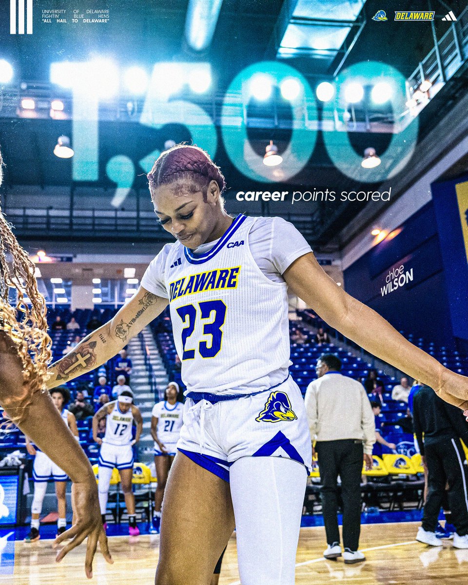 ℂ𝕒𝕝𝕝 𝕙𝕖𝕣 𝕄𝕤. 𝟙,𝟝𝟘𝟘 🥳

Chloe is the active leader in career points among players in the CAA!