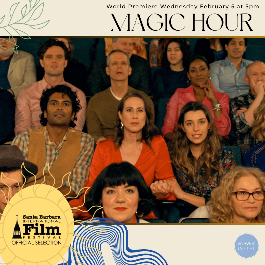 Honored to announce the World Premiere of my latest project, <a href="/MagicHourFlick/">Magic Hour</a>! We’ll screen in competition at the 40th <a href="/SBIFF/">SBIFF</a> on Wed., 2/5 at 5pm! I hope my SoCal friends can join me, Writer/Director Jackie Christy and lead actress Miriam Shor for what will be a night to remember!