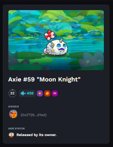 SteamedbunRON's tweet photo. Them: How rich are you really?
Me: I can release a Mystic Axie
Them: Naaah. U can't do that
Me:

@AxieInfinity https://t.co/fuSsBAt5jM