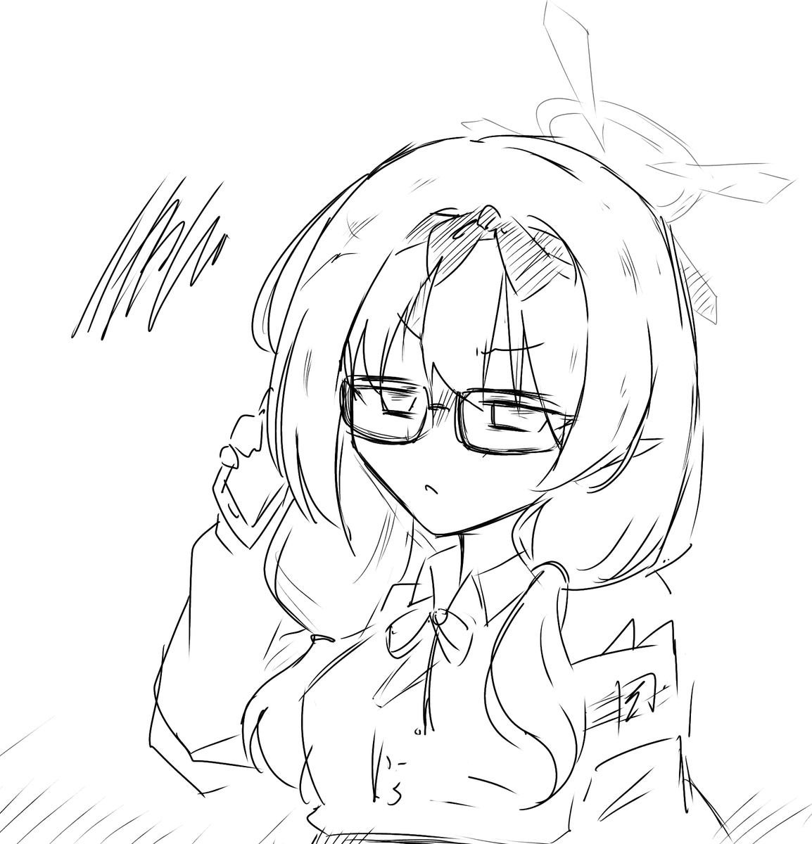 チナツ落書き
#ブルアカ #ブルーアーカイブ 