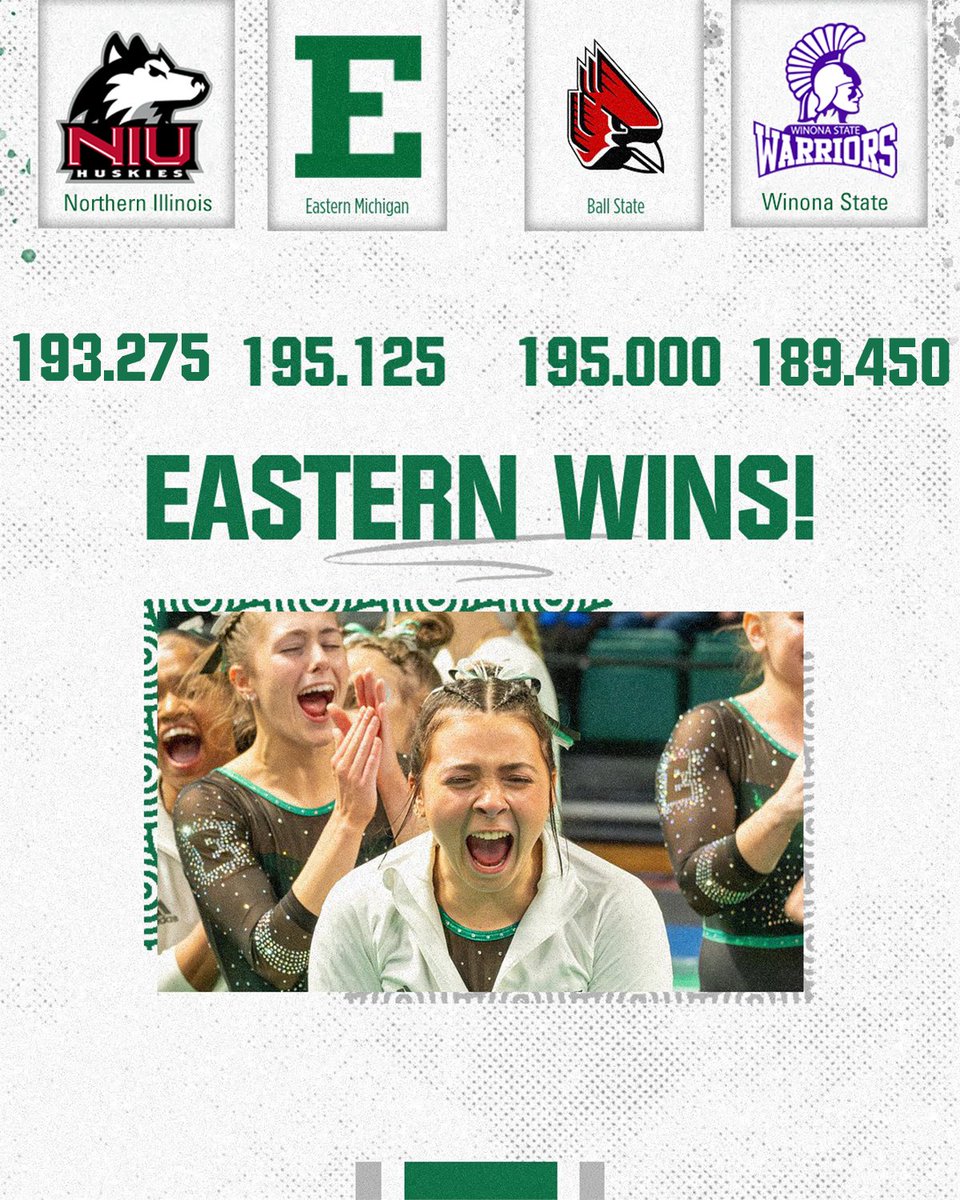 EASTERN WINS!

#EMUEagles