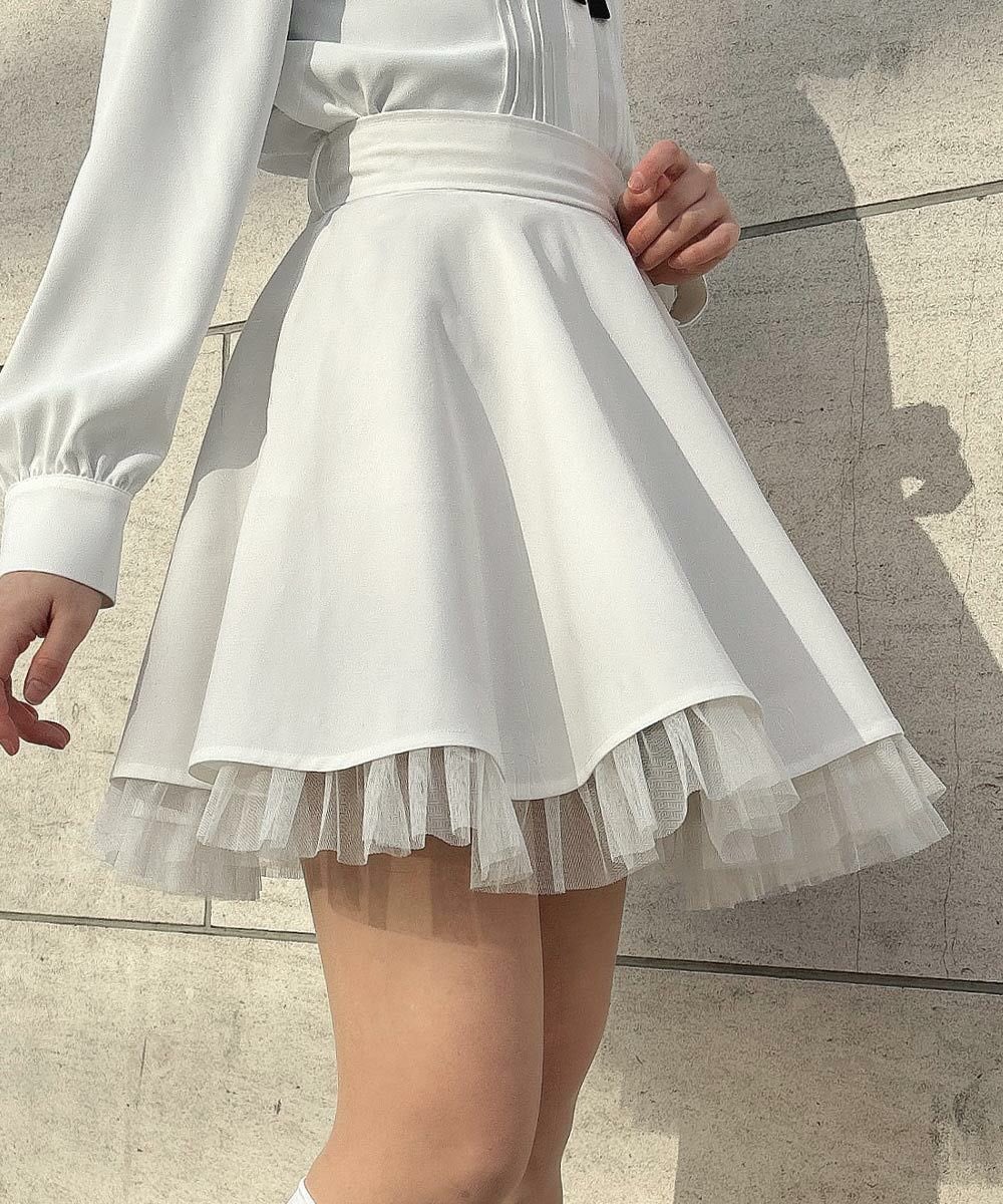 FintTSP01's tweet photo. NEW🎀

#裾チュールサーキュラーミニスカート
¥7,920円(tax in)
OFF WHITE / GRAY / BLACK 

#fint #ソラリアプラザ #天神 #福岡 #新作 https://t.co/ymUQBe1Xht