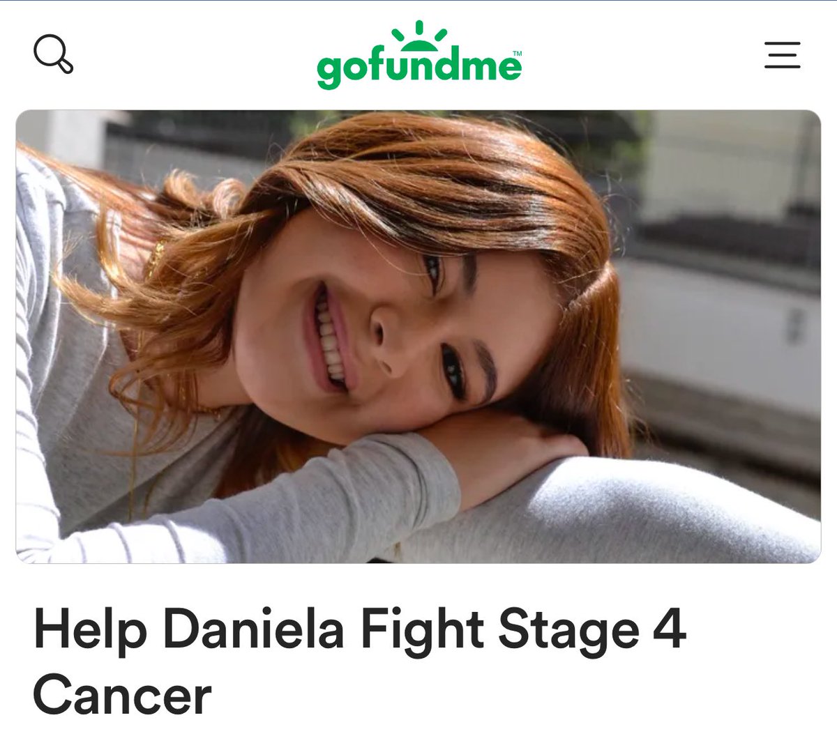 TachiraProtesta's tweet photo. FAVOR DIFUNDIR | Hermanos, si alguno está en la posibilidad de ayudar a Daniela una gochita de apenas 18 años que está en USA y tiene Cancer etapa 4 de Linfoma Hodgkins.

Su familia no cuenta con los recursos necesarios para cubrir todos los gatos sería una bendición, sabemos cómo es la medicina de costosa en ese país. 

Si no puedes donar por favor ayuda a difundir este mensaje y que llegue a miles. Recuerda, hoy por ti, mañana por mí. Que Dios los bendiga. Aquí les dejamos su Gofundme para que vean todo a detalle: 

https://t.co/JMxWWMirGY