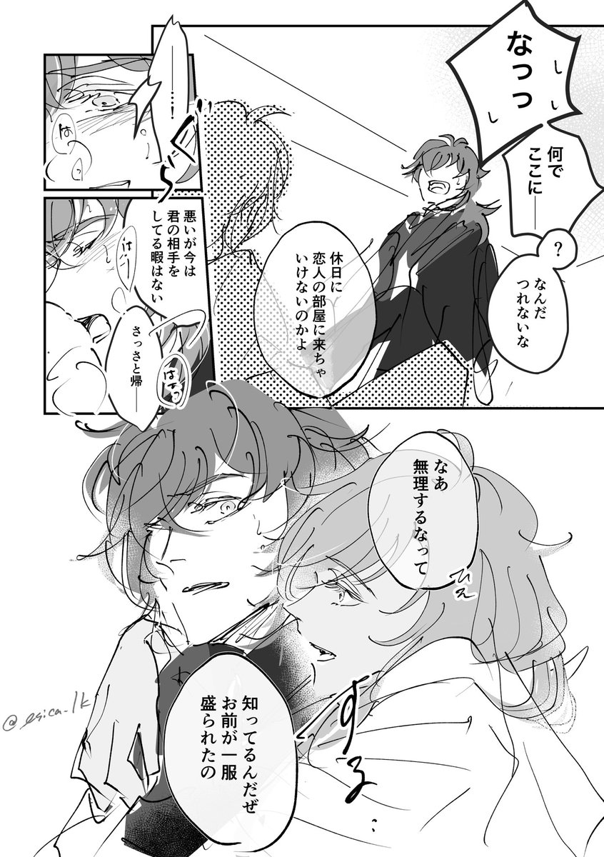 ディルガイ/媚薬ネタ
※1コマ目テンプレお借りしました
絶対に手を出さないと決めてる🔥vs 絶対に抱かせたい❄️の攻防
(続く) 