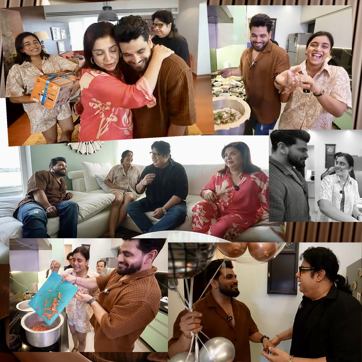 SumanMishra_'s tweet photo. Finally got to watch this super entertaining #Mandali vlog

The bday celebration 🥳
the Biryani preparation
the Boyz as usual,leg pulling Sumbya 

21 min of non-stop laughter 👌🏻👌🏻

#ShivThakare 
#SumbulTouqeerKhan 
#ShivSum 
#SajidKhan #FarahKhanKunder 

https://t.co/N23v4v554G https://t.co/mgkJ3KAE7t