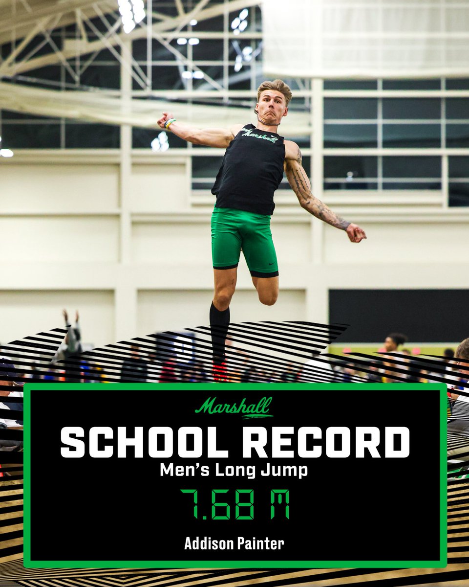 HerdTFXC's tweet photo. Keep pushing the 𝐋𝐢𝐦𝐢𝐭 🚨 

Addison Painter again shatters his own personal and Marshall University school record!!! https://t.co/AU8LJOStdo