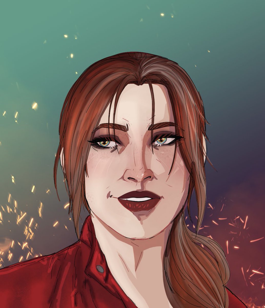 spectercrow's tweet photo. A recent sketch I did of #ClaireRedfield, the one I write anyway! https://t.co/O9mc1ThK8W