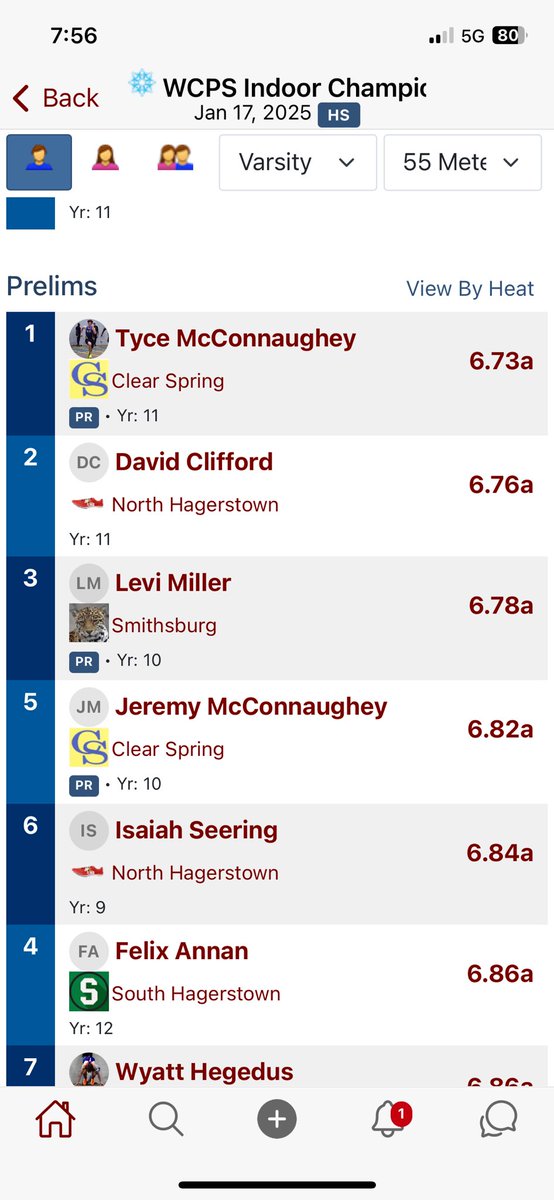 LeviMiller338's tweet photo. 55m: 6.78s PR, 300m 38.08s PR
#classof2027 https://t.co/b562whe5hA